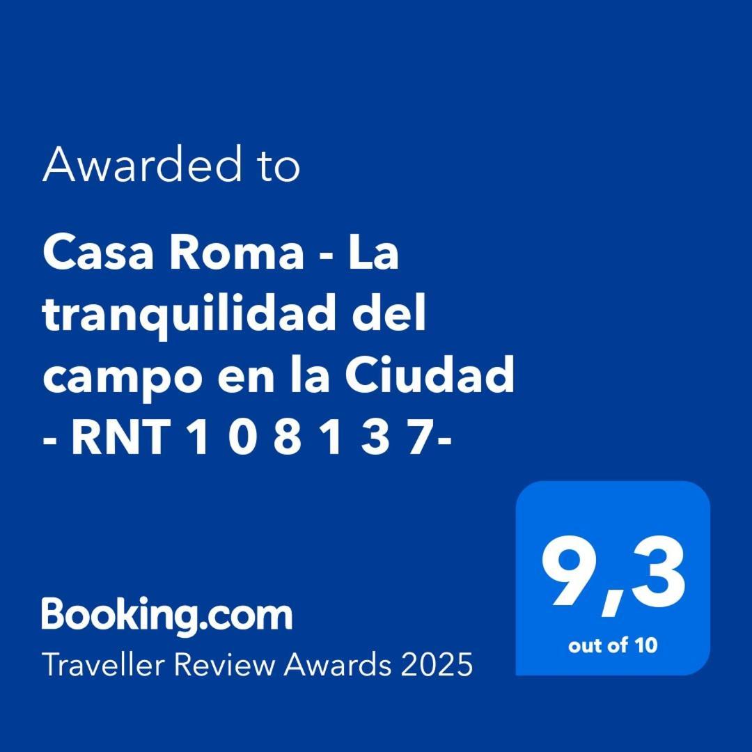 Casa Roma - La Tranquilidad Del Campo En La Ciudad - Rnt 1 0 8 1 3 7-
